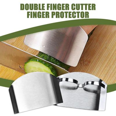Anti-Cutting Finger Guard Stainless Steel Kitchen Gadgets Safe Vegetable Cutting Hand Protector Kitchen Accessories