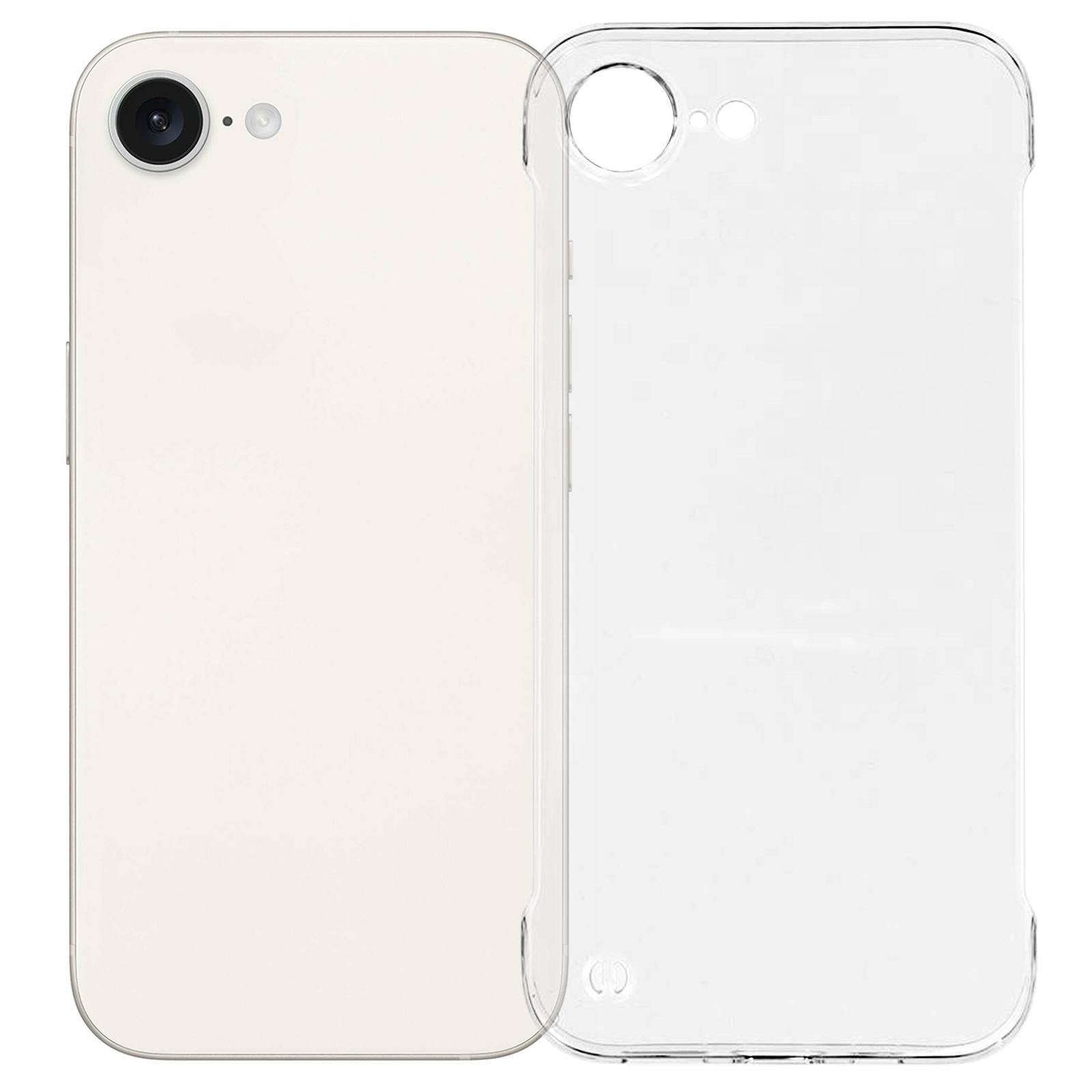 

For iPhone 16e Case Transparent PC Borderless Phone Cover A