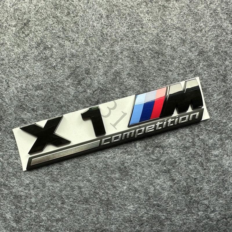 3D ABS Car Letters Logo Badge Sport Stickers Car Rear Trunk Emblem For BMW X1 X2 X3 X4 X5 X6 X7 M1 M2 M3 M4 M5 M6 M7 Competition