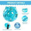 Baby Swimming Float, Inflatable Swimming Hoop Baby with Safety Float Seat with Handle, Swimming Pool Accessories, for 3-36 Months Toddlers Kids