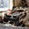 Chevrolet Corvette Muster Decke für Heimdekoration, Bett, Sofa, Auto Reisen, Camping, Geeignet für Alle Jahreszeiten, Geburtstags-Weihnachtsgeschenk