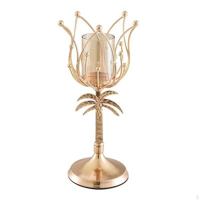 Support de Bougeoir Rétro en Fer, Support de Bougeoir pour Tables, Candélabre Vintage Saint-Valentin
