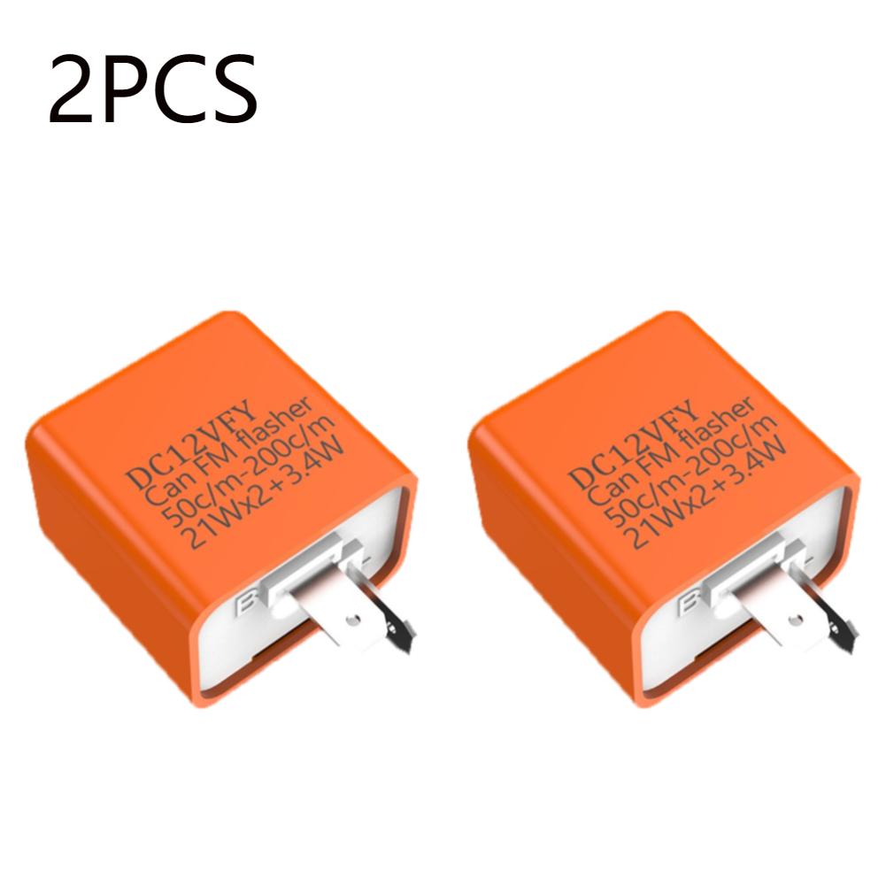 1-4pcs Motorcycle LED Flasher Relay DV 12V 3 Gear Turn Signal Indicator Fix Motorcycle Motorbike Flasher Multiple Protection