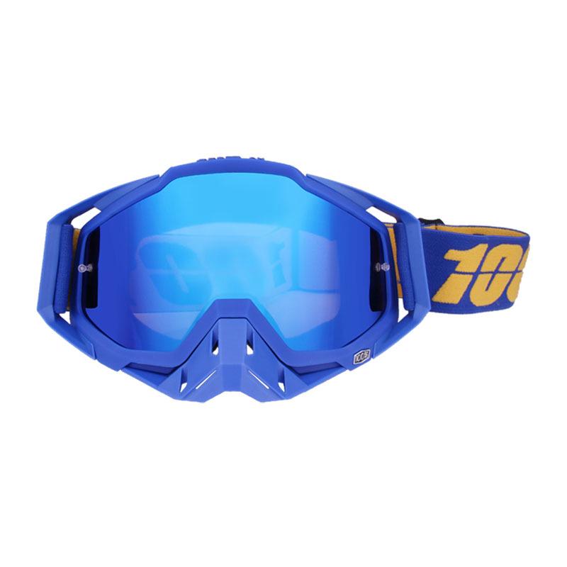 100 Off-Road Motorcycle Goggles with Nose Guard & Windshield Protection for Adults