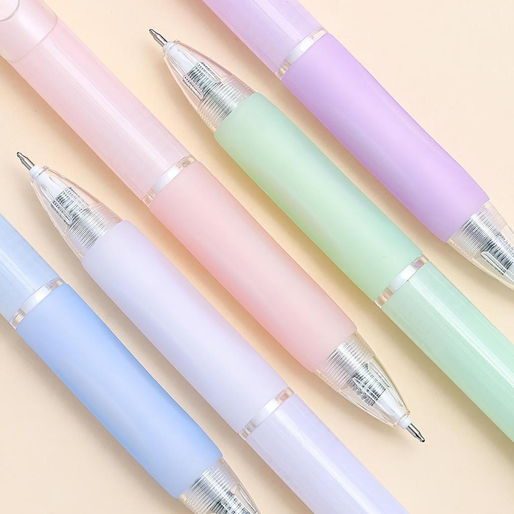 5pcs Coffee Time Gel Pens Set Milk Foam 0.5mm Ballpoint Black Color Gel Ink for Writing Office School