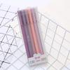 Morandi Color Neutral Pen Set - 6pcs, Black Ink, Ideal for Students & Office, Water-Based Signature Pens