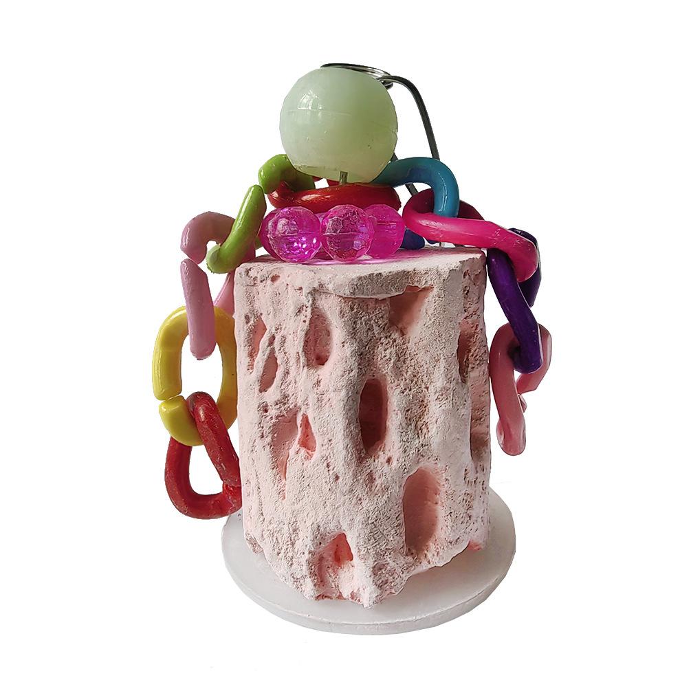 

Parrots gnawing on toys Totoro Squirrel Grinding Stones Tree root calcium milk grinding stone pet gnawing toy