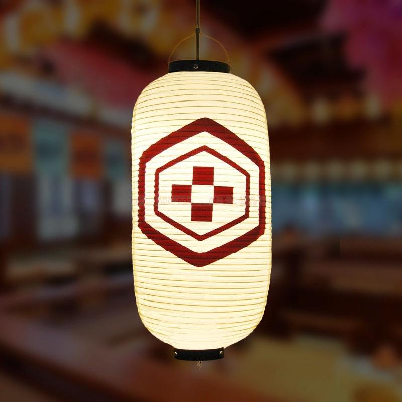 Japanese Style 25x50cm PVC Waterproof Lantern Sushi Ramen Izakaya Korean Cuisine Restaurant Pub Decor Hanging Lantern Outdoor