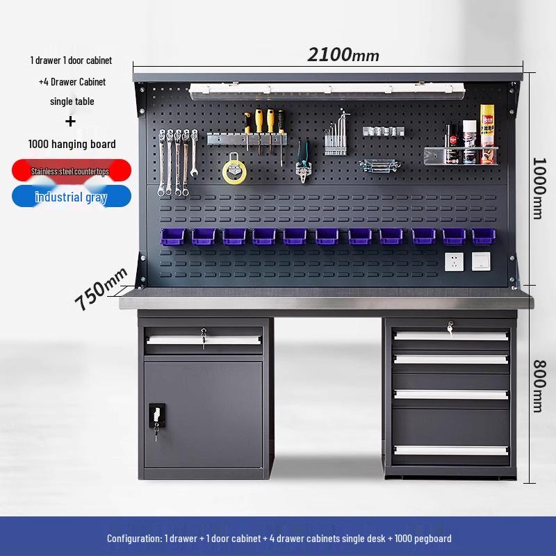 Stainless Steel Heavy Duty Anti-static Workbench for Workshop and Maintenance