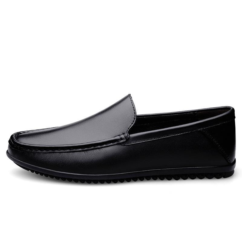 Men's Shoes Spring and Summer Large Size Doudou Shoes One-pedal Casual Shoes Foreign Trade Fashion Men's Leather Shoes Foot Loafers