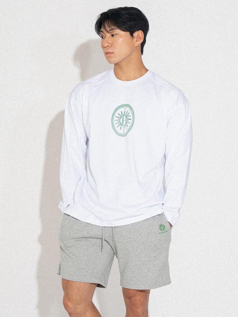 Hellioseu Oversized T-Shirt Signature.1 [White/Green]
