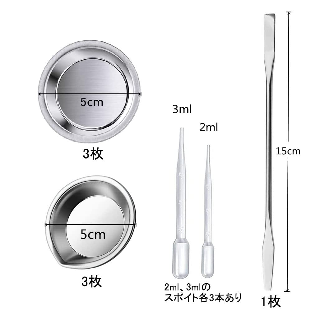 Samcos Plastic Model Painting Includes 10 Paint 1 Mixing 6 Paint and 6 Droppers Set, 23-Piece Set, Brushes, Stick, Trays,
