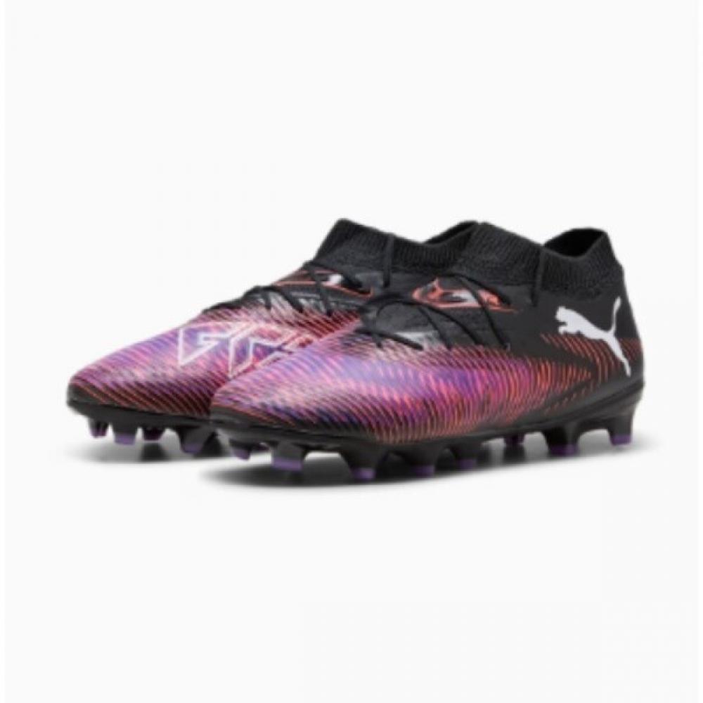 Puma Junior Football Shoes Fg Ag 108142 01 black purple (01)/170