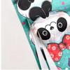 Cute-style bow tie panda polyester microfiber beach towel is highly absorbent, suitable for swimming and beach outings