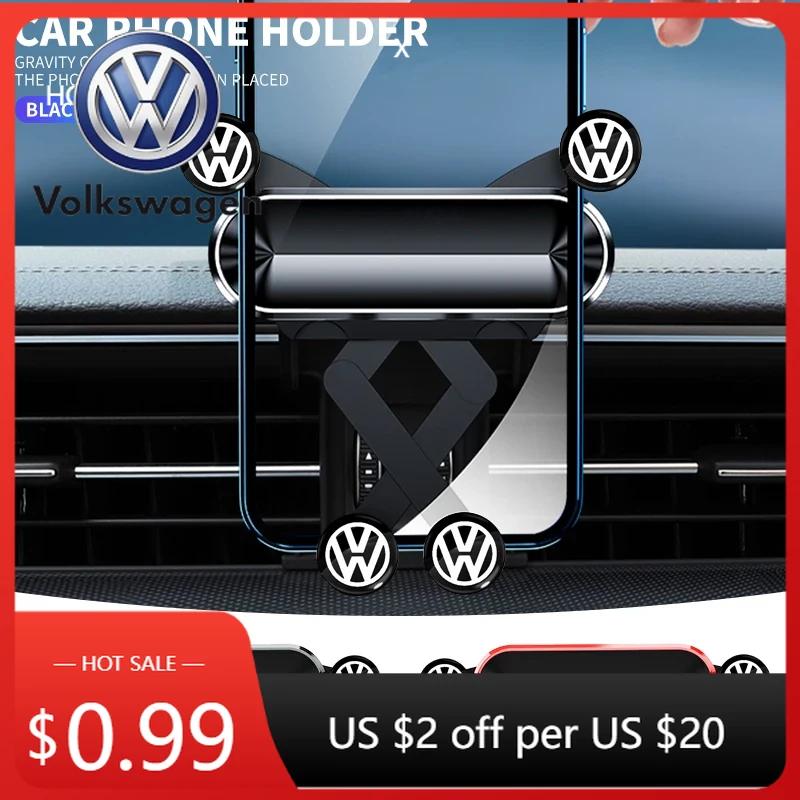 For VOLKSWAGEN VW Car Mobile Phone Holder Air Outlet Clip GPS Gravity Navigation Bracket Mount Stand For Volkswagen Golf Polo Pa