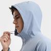 Fila Tennis Minimalist Personality Sports Casual Training Tennis Versatile Comfortable Hooded Woven Jacket Men jackets Liberation-Blue A11M613710FBU