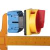25A/32A Rotary Cam Changeover Switch Flame Retardant 2-Position Plastic Load Circuit Breaker Switch 3-Pole On-Off Power Switch