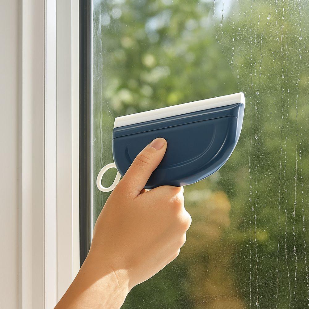 6pcs Plastic Bathroom Wiper Portable Window Cleaning Wiper Mirror Cleaning Wiper  Household Use