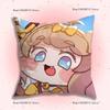 Cute Game T-Trickcal Anime Pillow Case Anti-Dustmite Pillowcase Invisible Zipper Silky Short Plush Sofa Cushion Cover