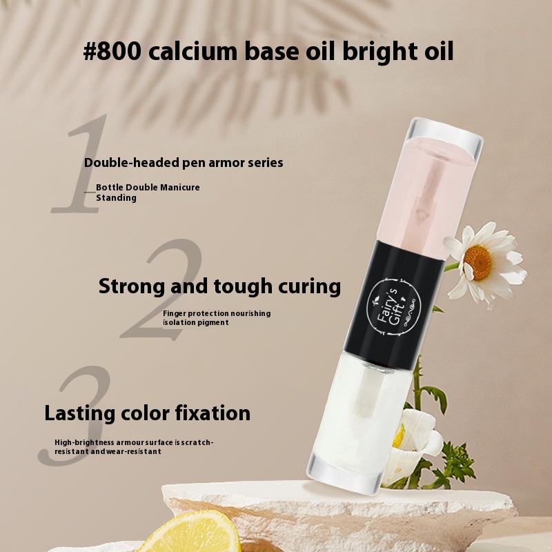 Dvoubarevný mastný lak na nehty, nepeče, neloupe se, rychleschnoucí flitry, dlouhotrvající, pro nehtové salony