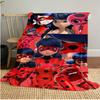 Miraculous Plush Blanket Soft Comfortable All Seasons Perfect Sofa Office Naps Outdoor Travel Makes Great Gift