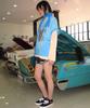 CENTAUR.KR My Love Washed T-Shirt_Sky Blue