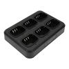 Walkie Talkie Seksveis Lader Rask Varmeavledning 500mA Utgang AC 100?240V Multiladerbase for