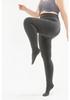 Plus Size Coffee Color Imitation Cashmere Base Layer Stockings with Velvet Cotton Stripe Tights (Up to 200 Jin).