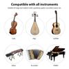 2,4G Kabelloser Instrumentenmikrofonempfänger mit abnehmbarer Saugnapf für Gitarre Violine Cello Akkordeon Lautsprecher