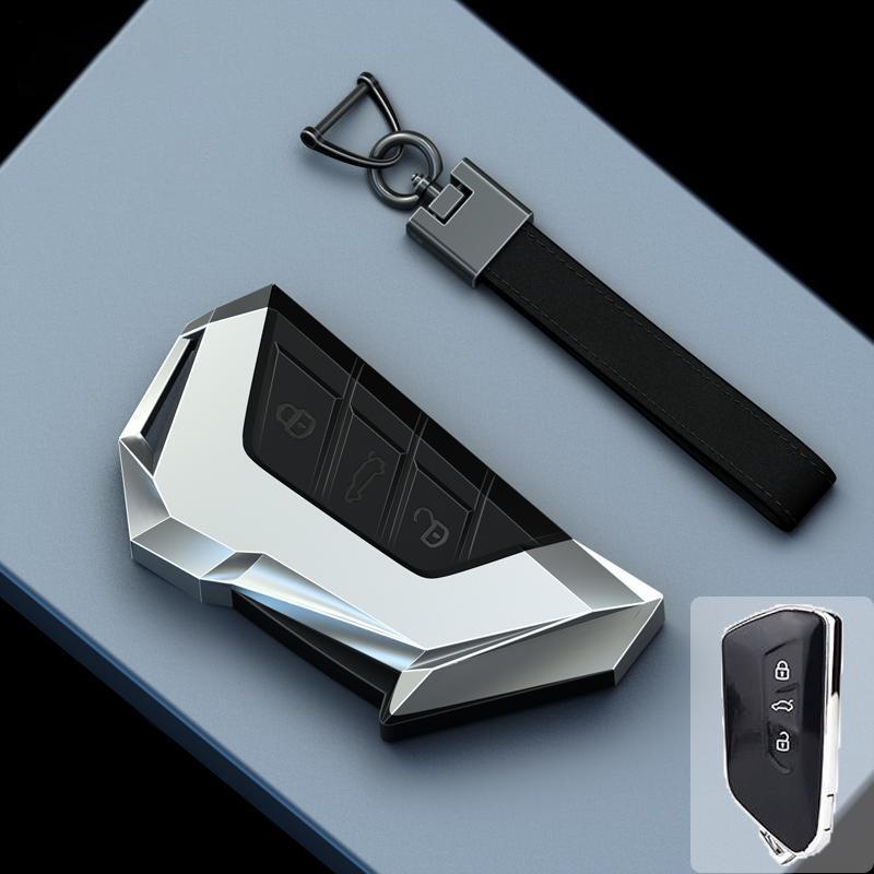 High-end Zinc Alloy Car Key Case Cover for VW Volkswagen Golf 8 MK8 Skoda Octavia A8 2021 SEAT Leon MK4 Camouflage