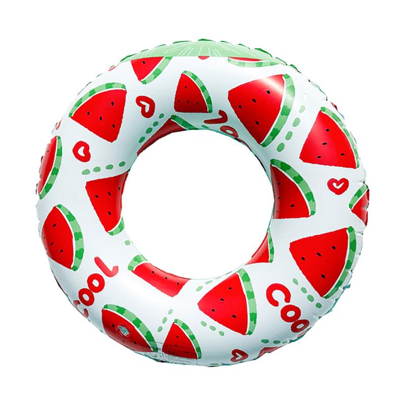 Adult Watermelon Heart Swimming Ring with Handles