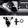 Auto Phone Holder Car Air Vent Clip Mount Mobile Phone Holder For Jeep TRAILHAWK COMMANDER LIBERTY Wrangler Lanyard Accessories AKY1