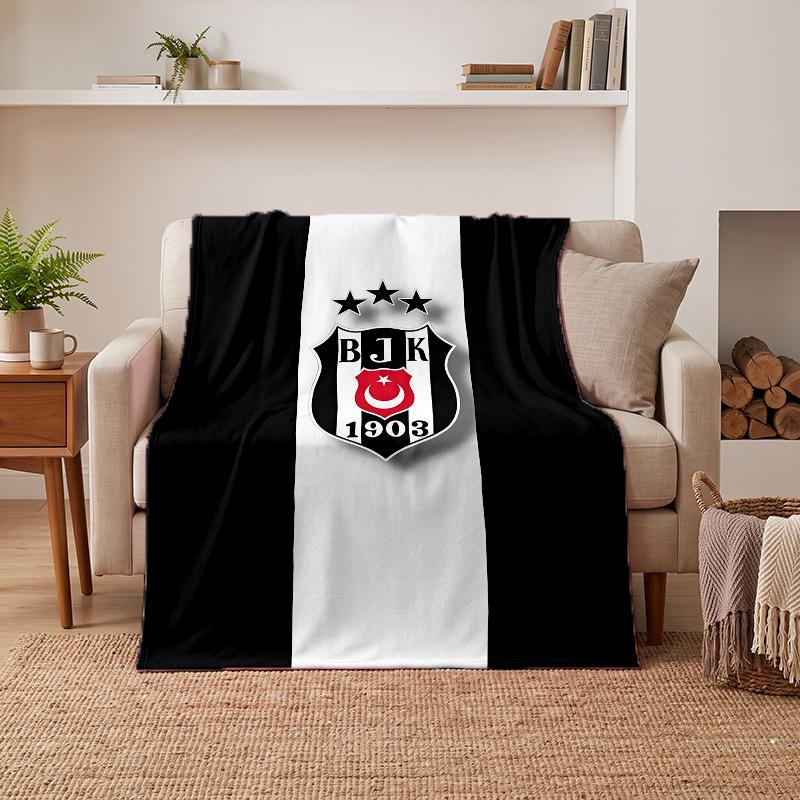 BJK FC Soft Warm Flannel Blankets Comfortable Blanket for Home Decoration Gifting