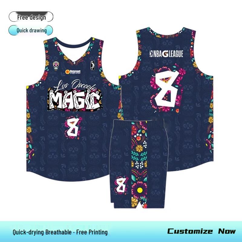 Men's Custom American Style Basketball Jersey Set