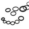 Universal set of gaskets-O-rings made of nitrile rubber 740 pcs. for car air conditioning repair, thickness 1.5 mm, 2.4 mm, 3.1 mm, black color