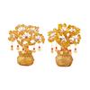 Handmade Citrine Money Tree Ornament for Business Success Wealth Good Luck for Home Decoration