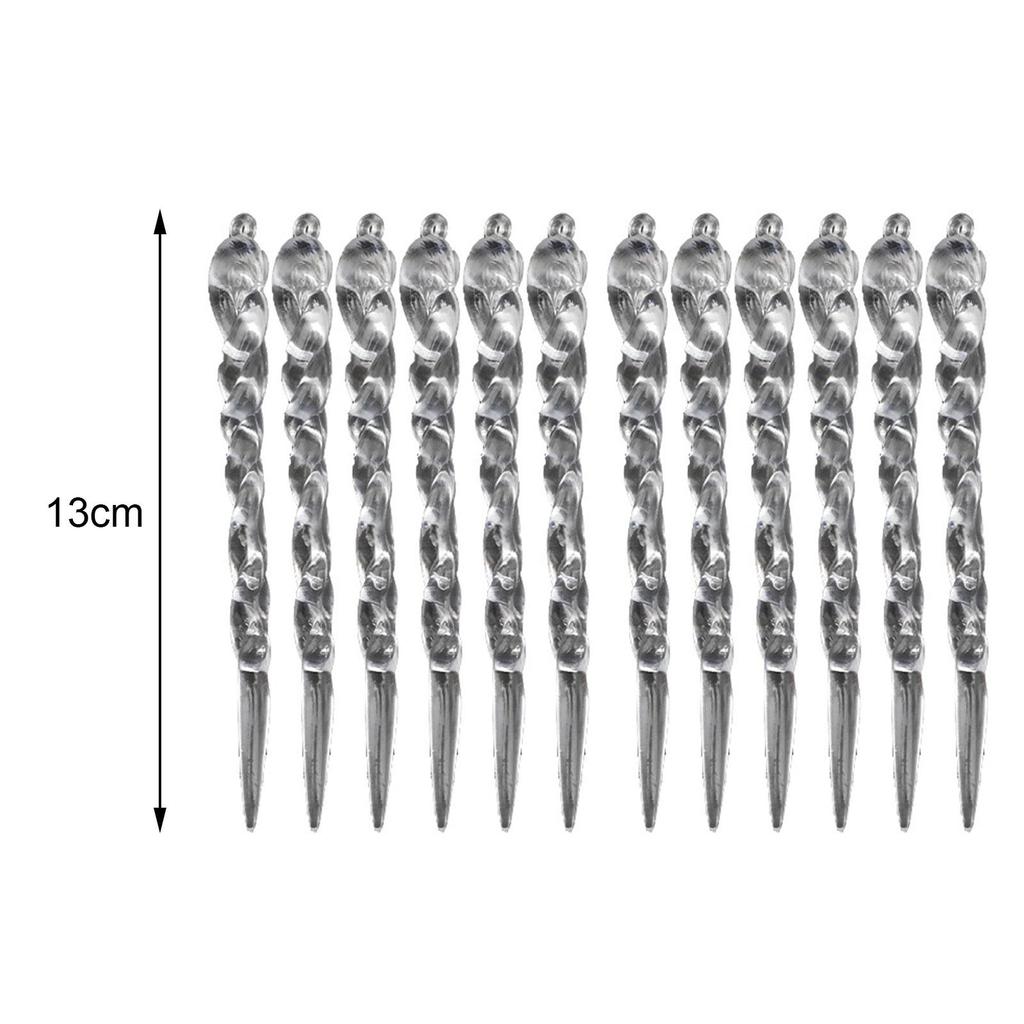 Length 13cm Lightweight Easily Install Decorative Accessory PP Material Threaded
