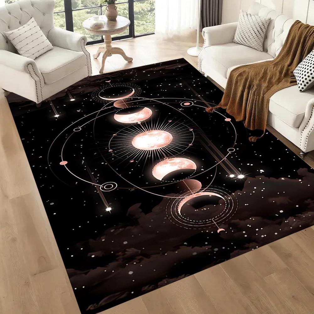 Celestial Harmony Floor Mats for Living Room, Bedroom and Room Decoration Are Suitable for Gifts.