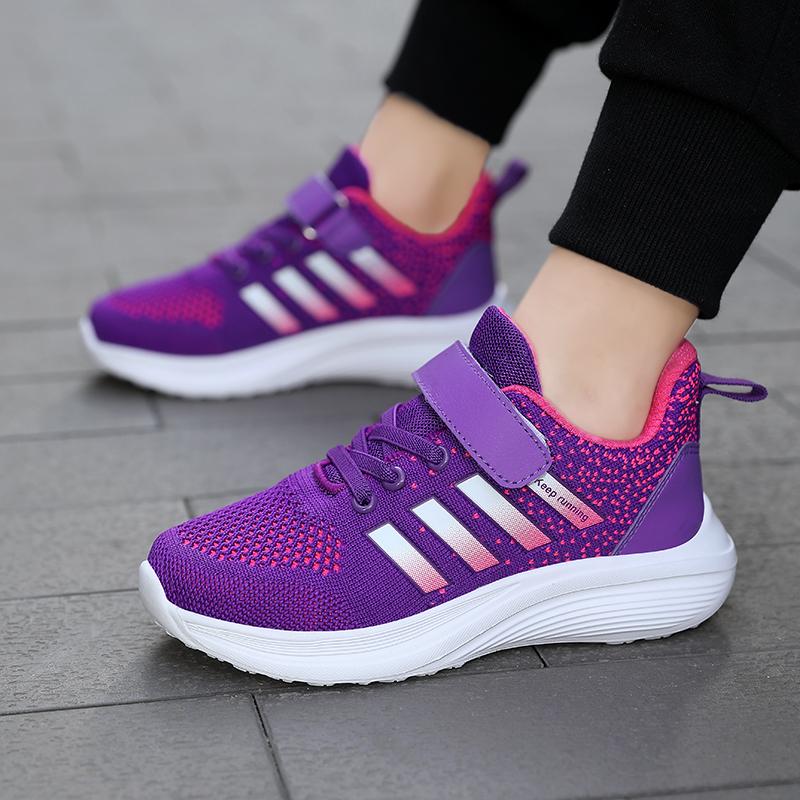 Brand Fashion Purple Sneakers Kids Sports Shoes Boys Running Shoes Comfort Breathable Children's Sneakers 2025 zapatillas niño