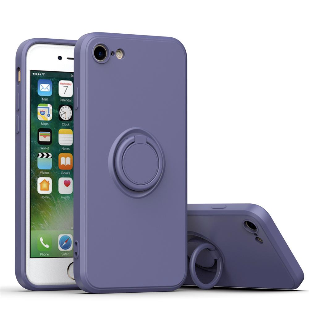 Luxury Liquid Silicone Magnetic Cases For For Iphone 15 14 13 12 11 Pro Max XS XR 6 6s 7 8 Plus SE  Soft Cover With Ring Holder