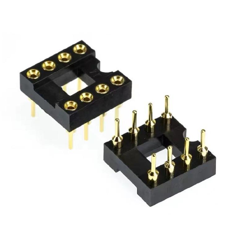10pcs Heat Resistant Plastic DIP8 IC Socket IC Testing Base With Solid Construction For Long Terms Operational Stability