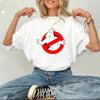 Vintage 80s Ghostbusters Graphic T Shirts Woman Man Halloween Comfortable High Quality Cotton Tshirt Classic Shortsleev