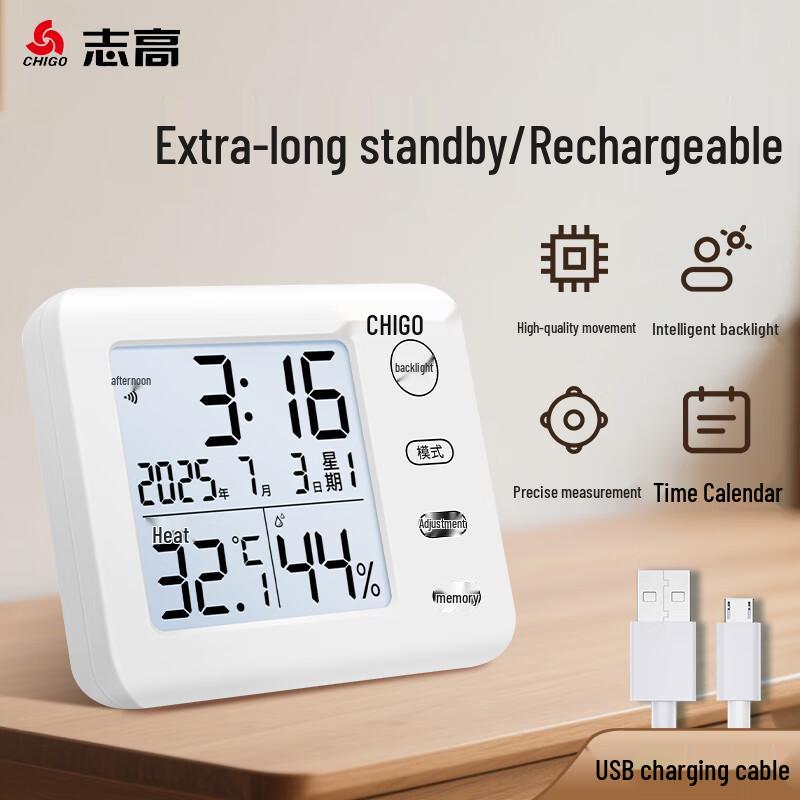 Chigo Digital Indoor Thermometer & Hygrometer