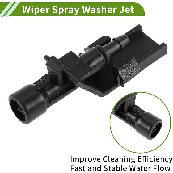 Windshield Washer Nozzle 76810TP6A01 for Honda HR-V 2016–2022 CR-V 2012–2016 Accord 2011–2012 Crosstour 2010–2015 Front Wiper Spray Jet Kit