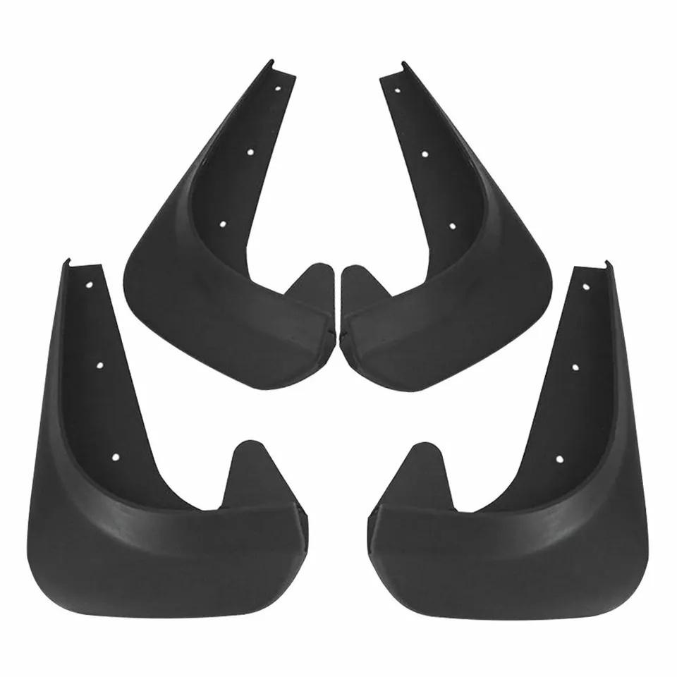 

4pcs Automotive universal front and rear tires splash guard car parts чорний
