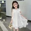 Tutu Elephant Girls' 2025 Summer Bow Princess Dress