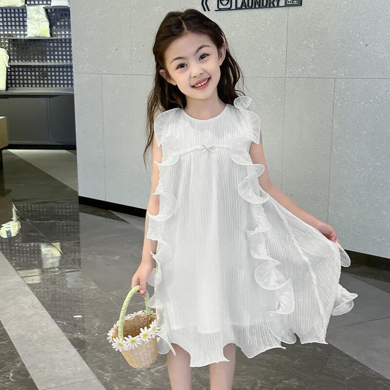 Tutu Elephant Girls' 2025 Summer Bow Princess Dress
