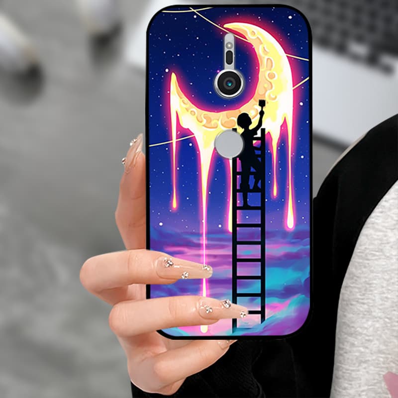 For Sony Xperia XZ2 XZ 4 2 1  Soft Silicone Black Back Shell Phone Cover For Sony XZ1 XZ2 XZ4 Funda Coque Shockproof Cases