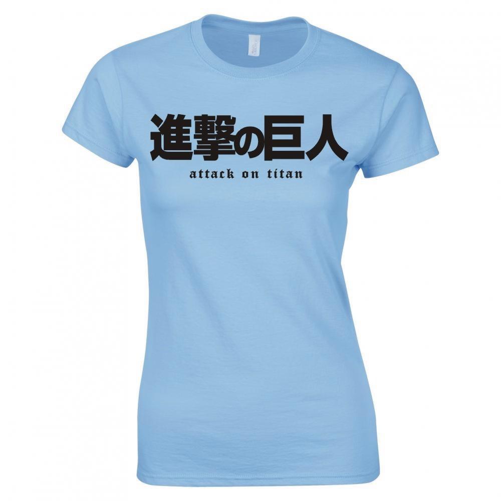 Attack On Titan Survey Corps Logo Ladies Skinny Fit TShirt S