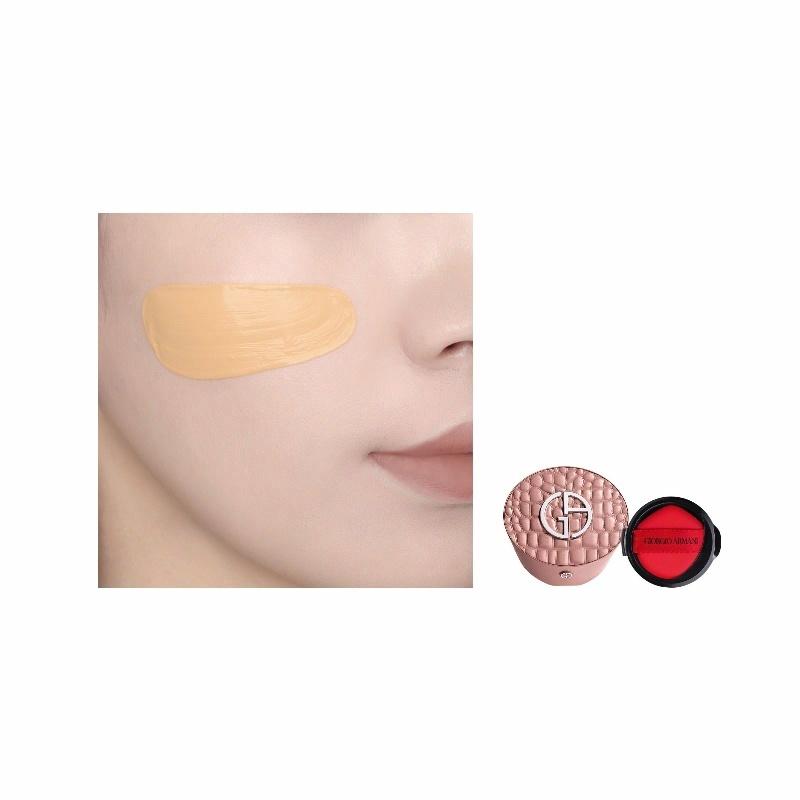 Armani Limited Edition Crocodile Pattern Nude Brown Air Cushion Moisturizing 15g + Refill 15g